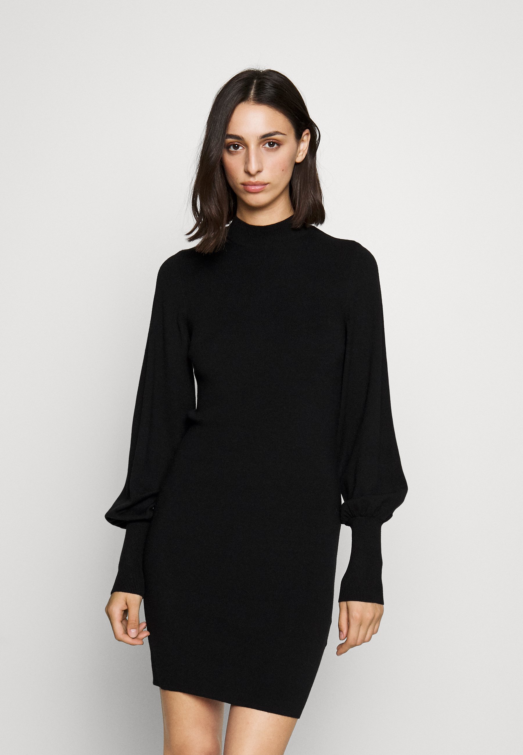 Vero Moda VMGLORY VIPE AURA DRESS - Vestido De Punto - Black/negro