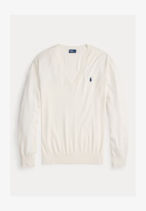 Polo Ralph Lauren COTTON V-NECK SWEATER - Maglione - collection cream