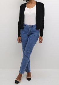 Kaffe Strickjacke - mottled black