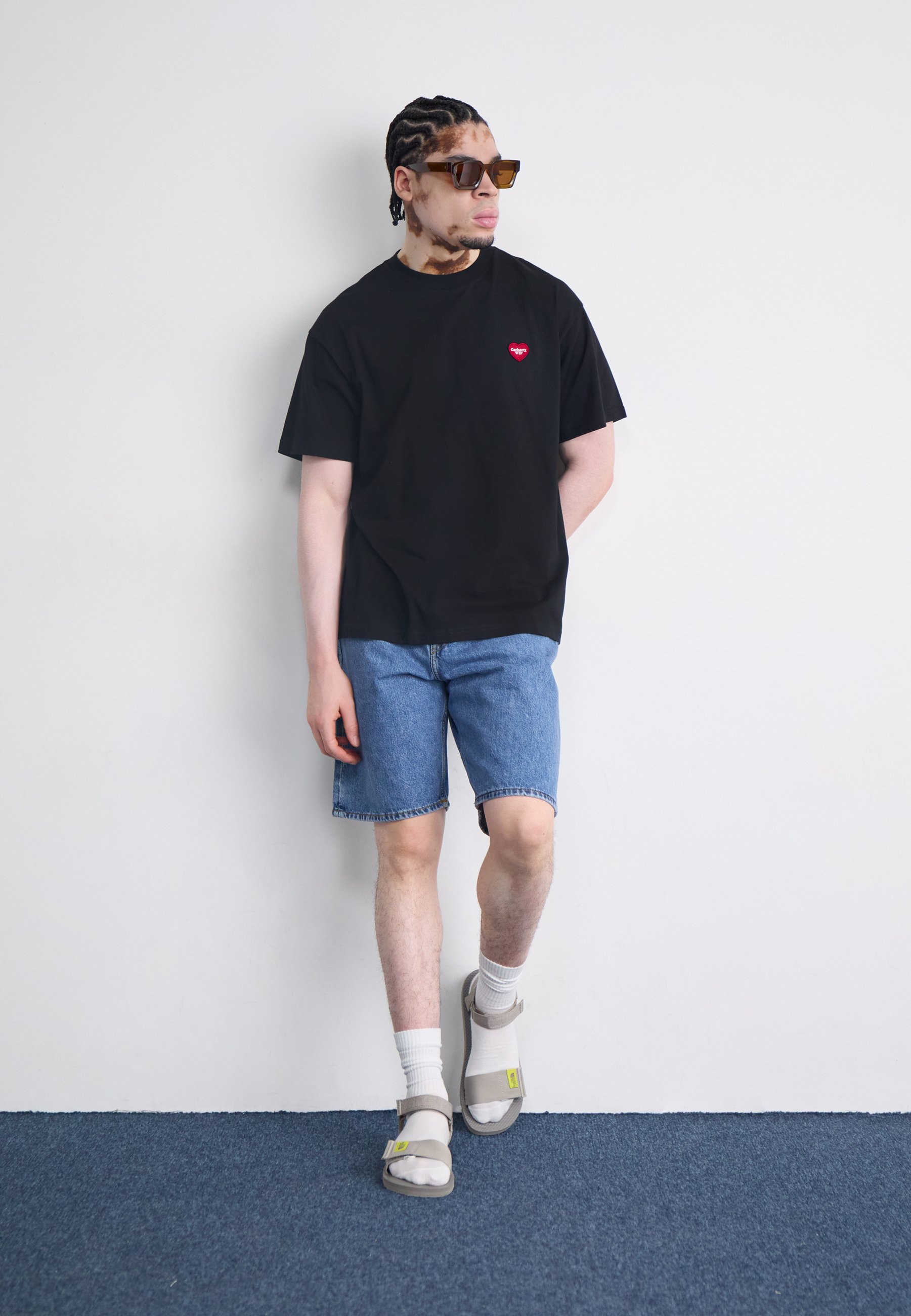 Carhartt WIP HEART II HARTT - T-shirt imprimé - black/noir