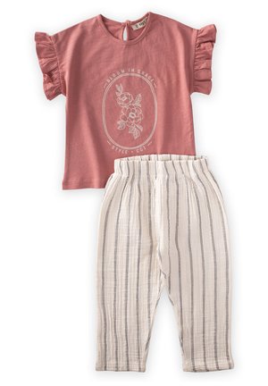 MUSLIN SET - Trousers - salmon