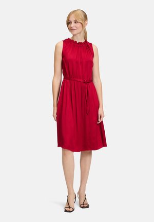 Vestito casual - dunkelrot