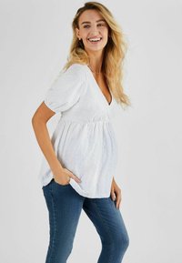 JoJo Maman Bébé REGULAR FIT - T-Shirt basic - white