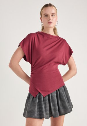 ASYMMETRIC TOP - Basic póló - zinfandel