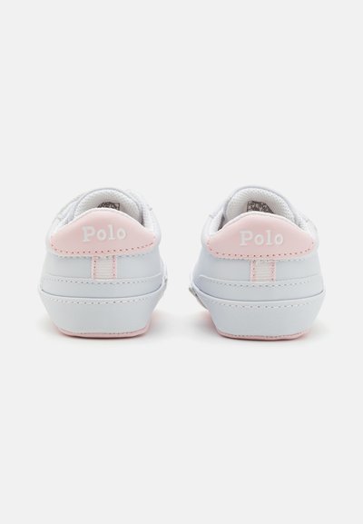 Polo Ralph Lauren HERITAGE COURT UNISEX - Regalos para bebés - white smooth/light pink