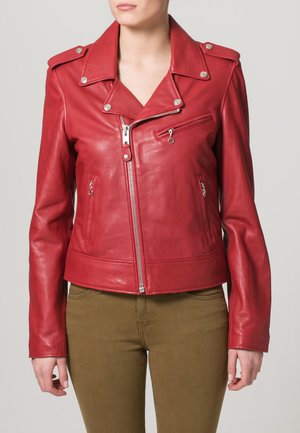 Leren jas - red
