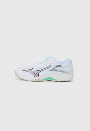 LIGHTNING STAR Z7 UNISEX - Volleyball shoes - white/black/frozen emerald