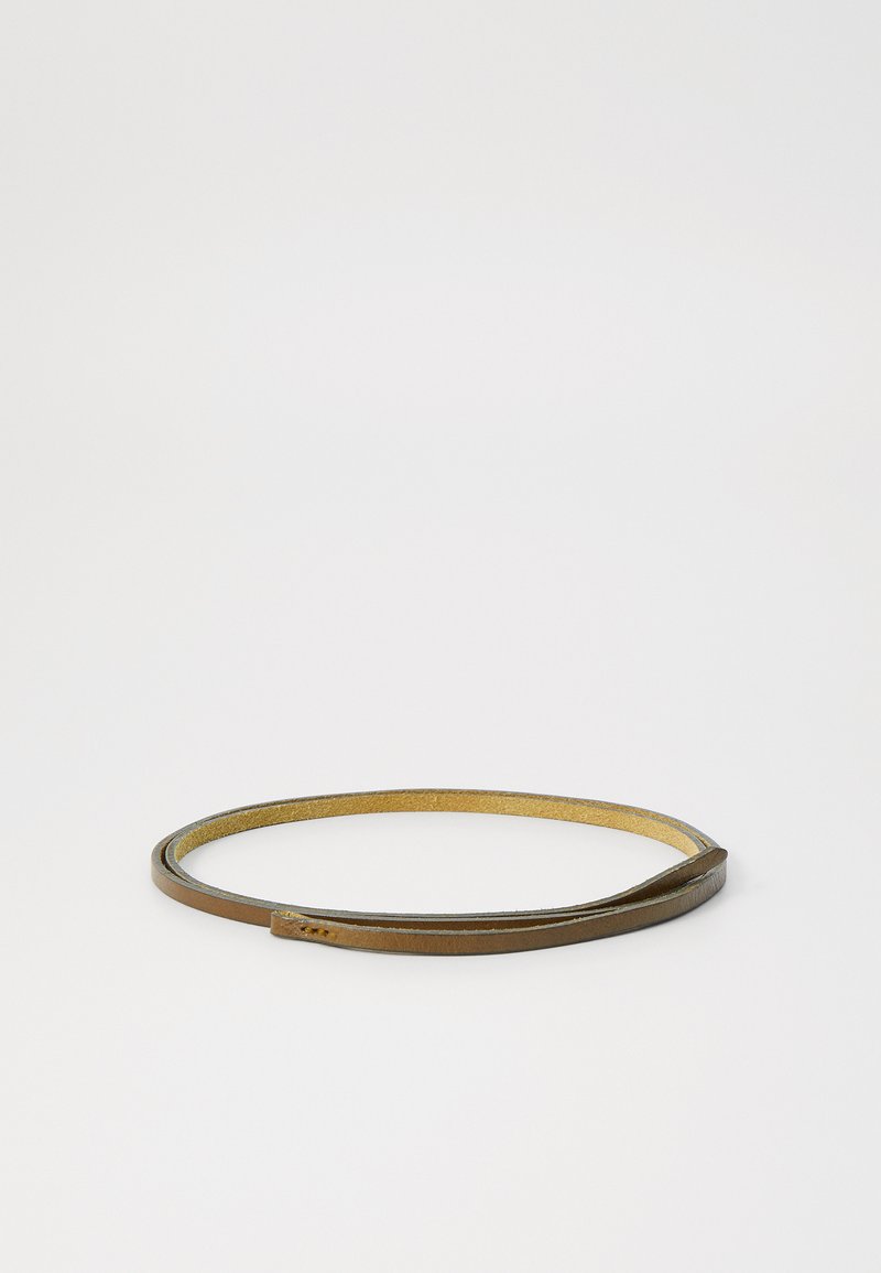 Vanzetti WRAP BELT WITH BEVELLED KNOTABLE TIP - Ζώνη μέσης - olive