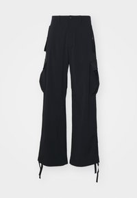 COSMO TECH PANTS - Pantalon cargo - black