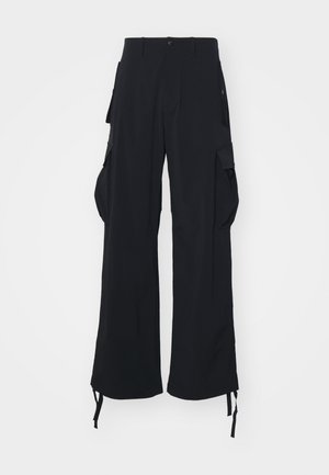 COSMO TECH PANTS - Cargo trousers - black