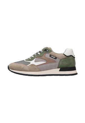 Sneakers laag - beige   green