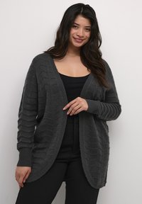 Kaffe Curve EMANA - Gilet - black oyster