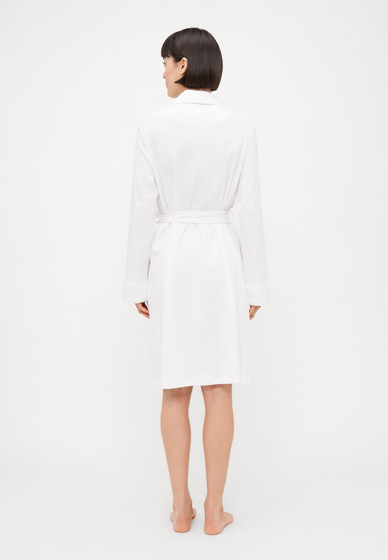 Lauren Ralph Lauren QUILTED COLLAR ROBE - Dressing gown - white - Zalando.co .uk