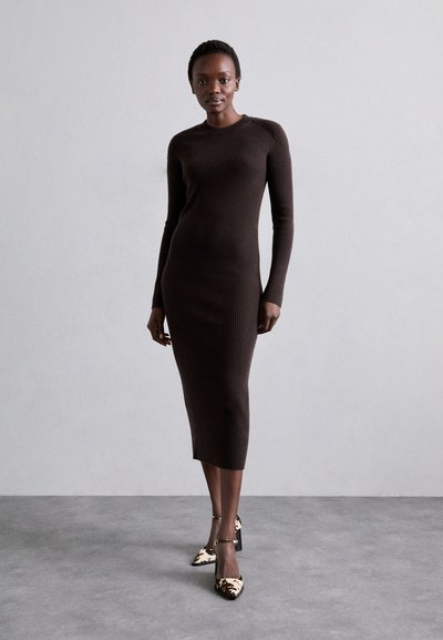 Iro LIETTE - Robe pull - dark brown
