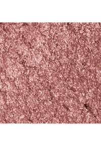 Shimmery rose gold crushed eyeshadow with a sparkling, textured surface.
