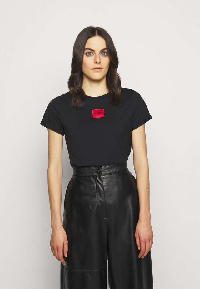 THE SLIM TEE - Print T-shirt - black