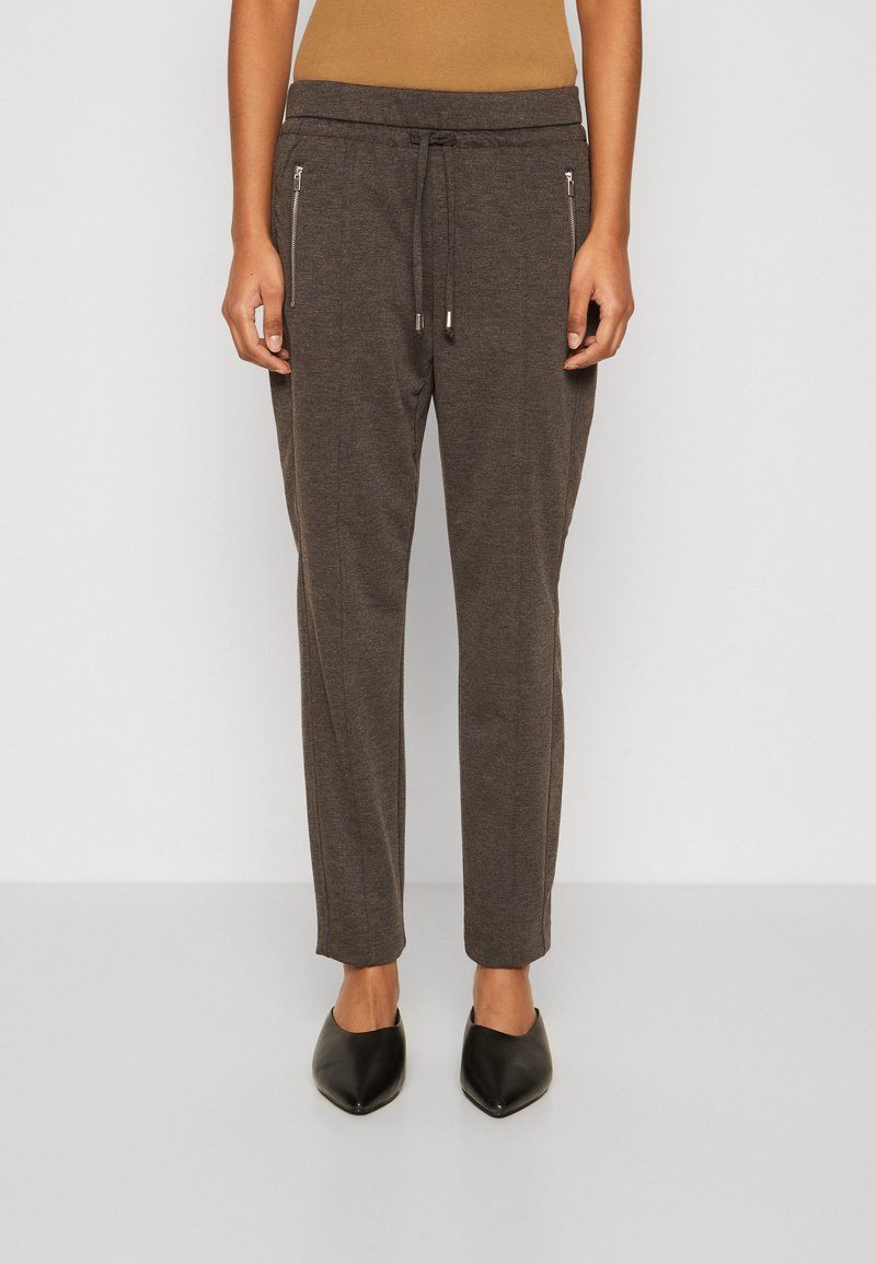 Vero Moda Petite - VMMELANIE TAPERED ZIP - Pantalones - dark grey melange, Ampliar