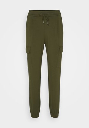 Vero Moda VMEVA ELASTIC DETAIL PANT  - Pantalon cargo - riffle green