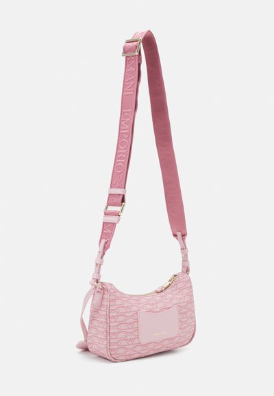 Emporio Armani BAGUETTE MONOGRAM - Borsa a tracolla - rosa scuro