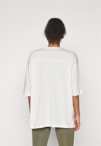 Champion ICONS OVERSIZE CREWNECK  - T-shirt con stampa - white