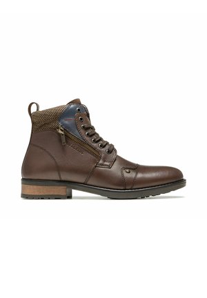 HAMO - Bottines à lacets - marron