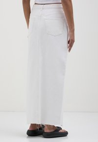 Calliope LUNGA IN DENIM - Gonna lunga - bianco