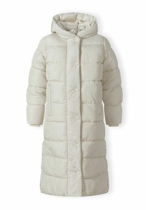 HOODED LONGLINE PADDED - Talvejope - cream