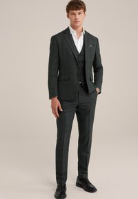WE Fashion Hlače za moške obleke - green