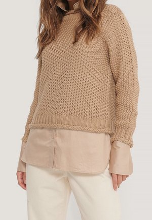 Pullover - beige