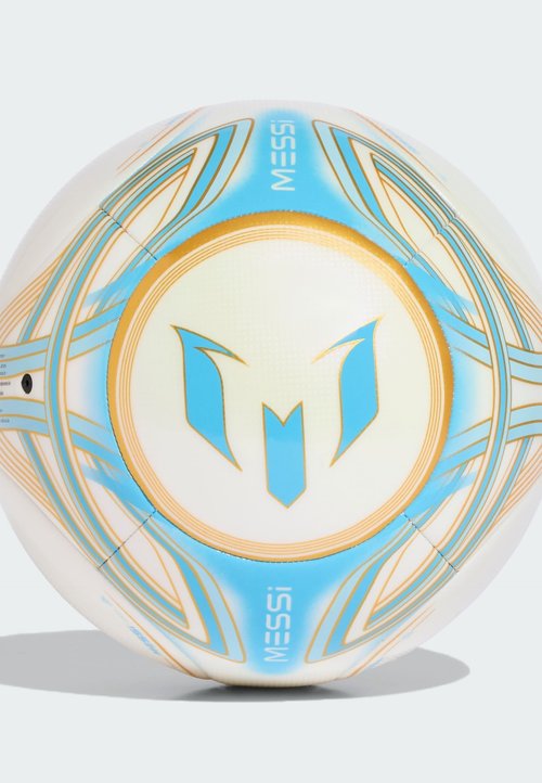 adidas MESSI CLUB BALL UNISEX - Equipación de clubes - ivory semi blue burst icey blue gold metallic — foto 2