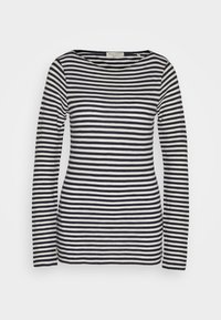 LONG SLEEVE BOAT NECK STRIPED - Longsleeve - multi/night sky