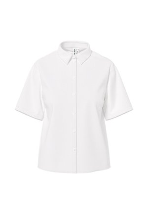 HYPEDROP, Short sleeved HDHAILEY BOXY - Hemdbluse - cloud dancer