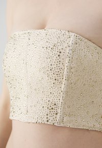 Patrizia Pepe CAMICIA - Top - ivory/shiny gold