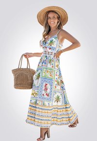 Cupshe TWIST KEYHOLE - Vestido informal - multi-coloured