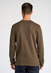 Lindbergh Långärmad tröja - dk brown