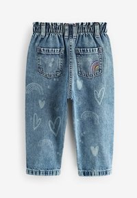 Next HEART & RAINBOW PRINT   - REGULAR FIT - Straight leg -farkut - denim