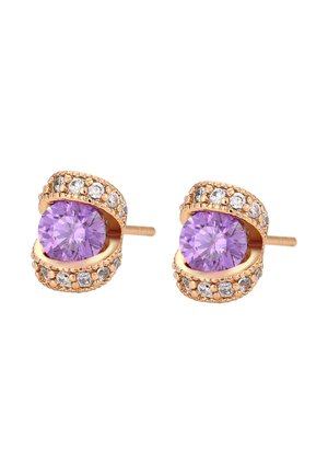 Cercei - rose gold violet