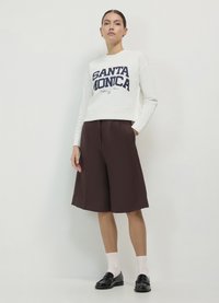 Calliope STAMPA COLLEGE - Felpa - bianco lana