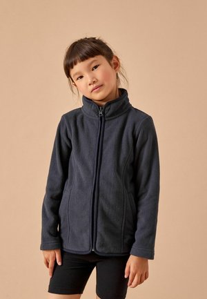 ZIP THROUGH - Giacca in pile - navy blue