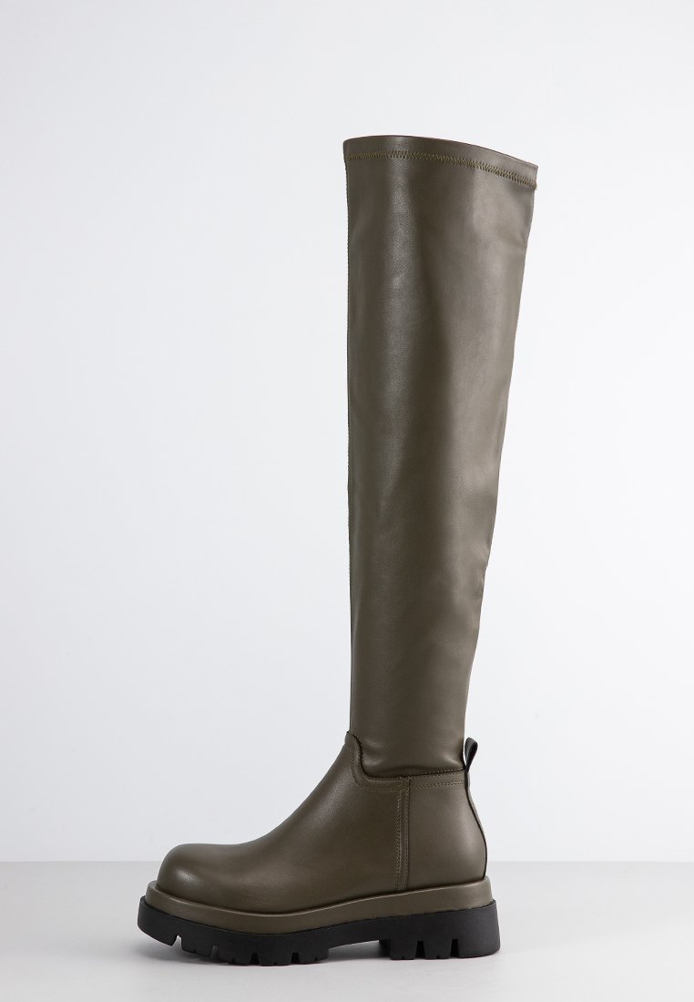 pinko Overknee laarzen groen pinko Overknee laarzen groen