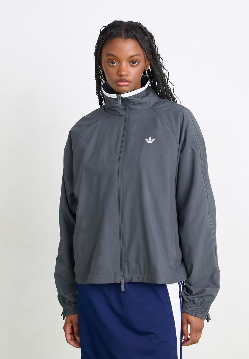 adidas Originals - ADILENIUM SEASONAL 3 ZIP TRACK - Summer jacket - grey five, Enlarge