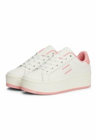 Tommy Jeans FLATFORM - Sneaker low - tickled pink