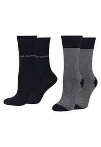 TOM TAILOR 4ER BASIC STRIPE - Socken - paar navy