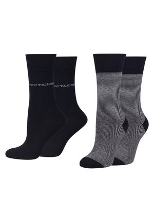 4ER BASIC STRIPE - Socken - paar navy