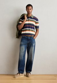 Scotch & Soda STRIPED REGULAR FIT - Polo shirt - peacoat
