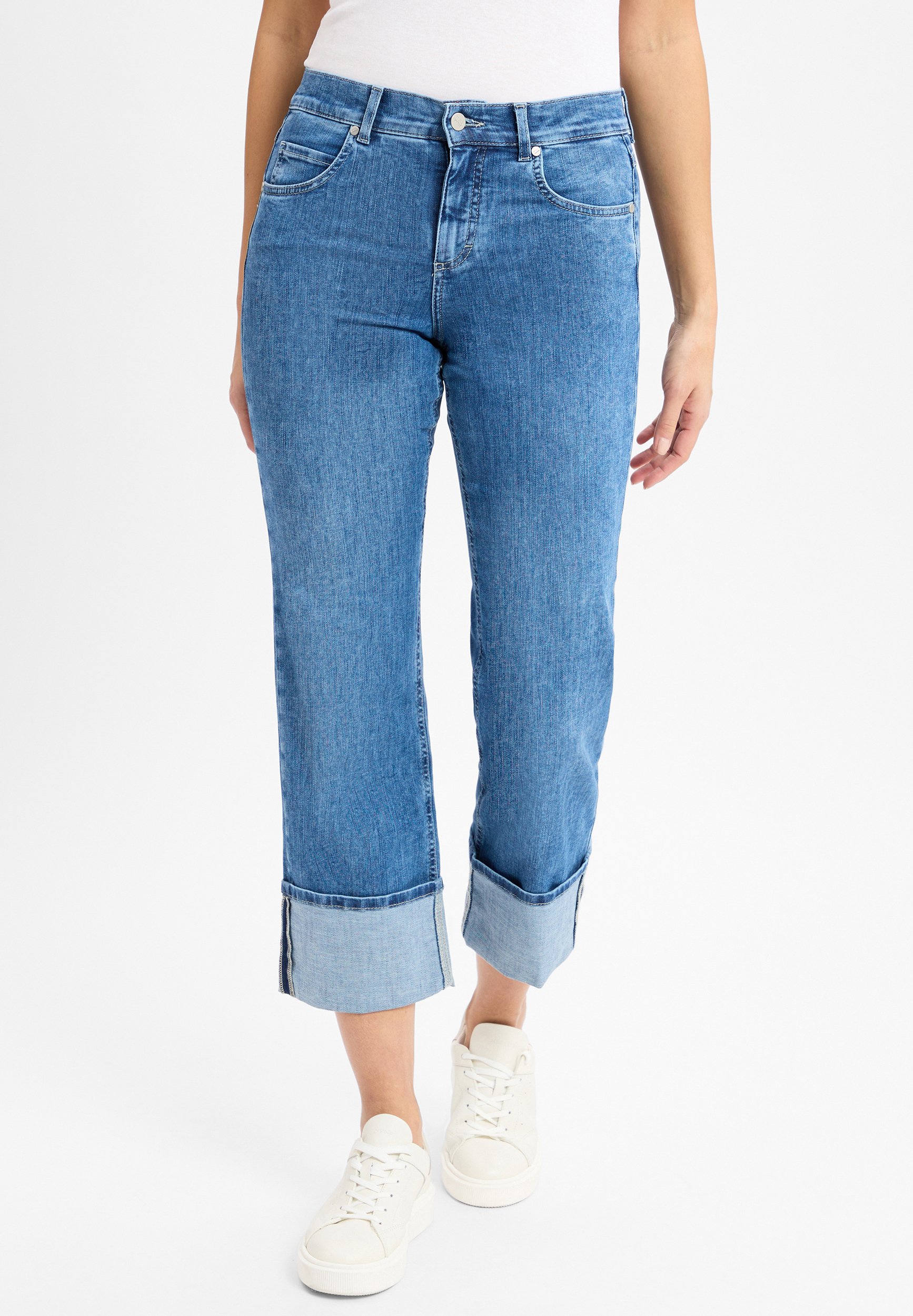 Angels LARA Jeans a sigaretta medium stone/denim délavé Zalando