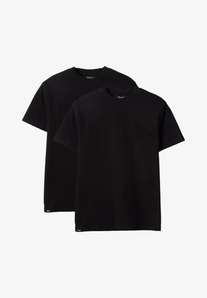 UTOPJA, EVERYDAY TWIN-PACK T-SHIRT - Camiseta básica - black