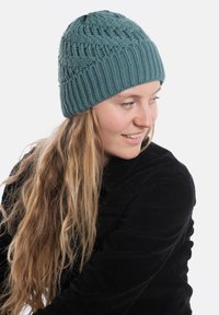 Knit Factory SALLY UNISEX metaliczna zieleń