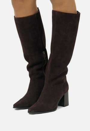 Stivali con i tacchi - marron