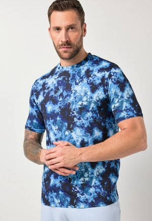 JAY-PI FLEXNAMIC HALF-SLEEVE QUICK-DRY ALL-OVER  FITNESS   - T-shirt imprimé - sky blue